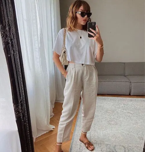 How to wear linen pants in summer