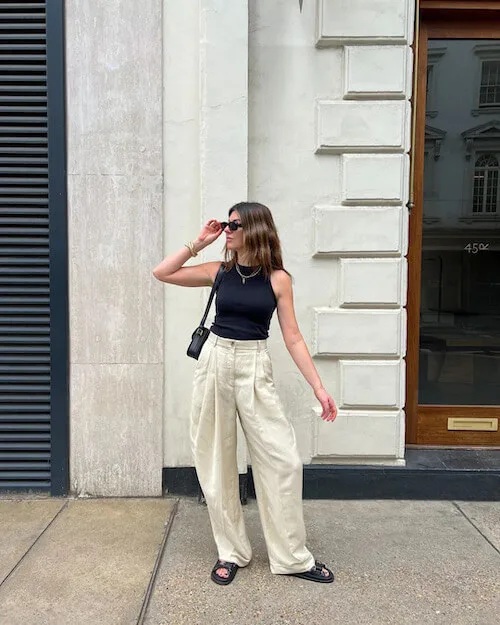 How To Wear Linen Pants [2024]: 60+ Modern & Chic Linen Pants Outfit ...