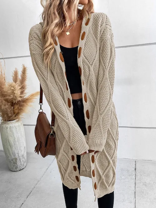 what to wear with long cardigan
