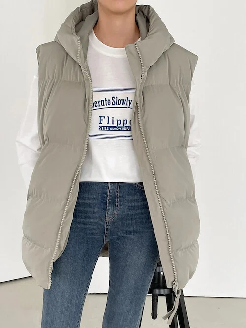 how to wear puffer vest