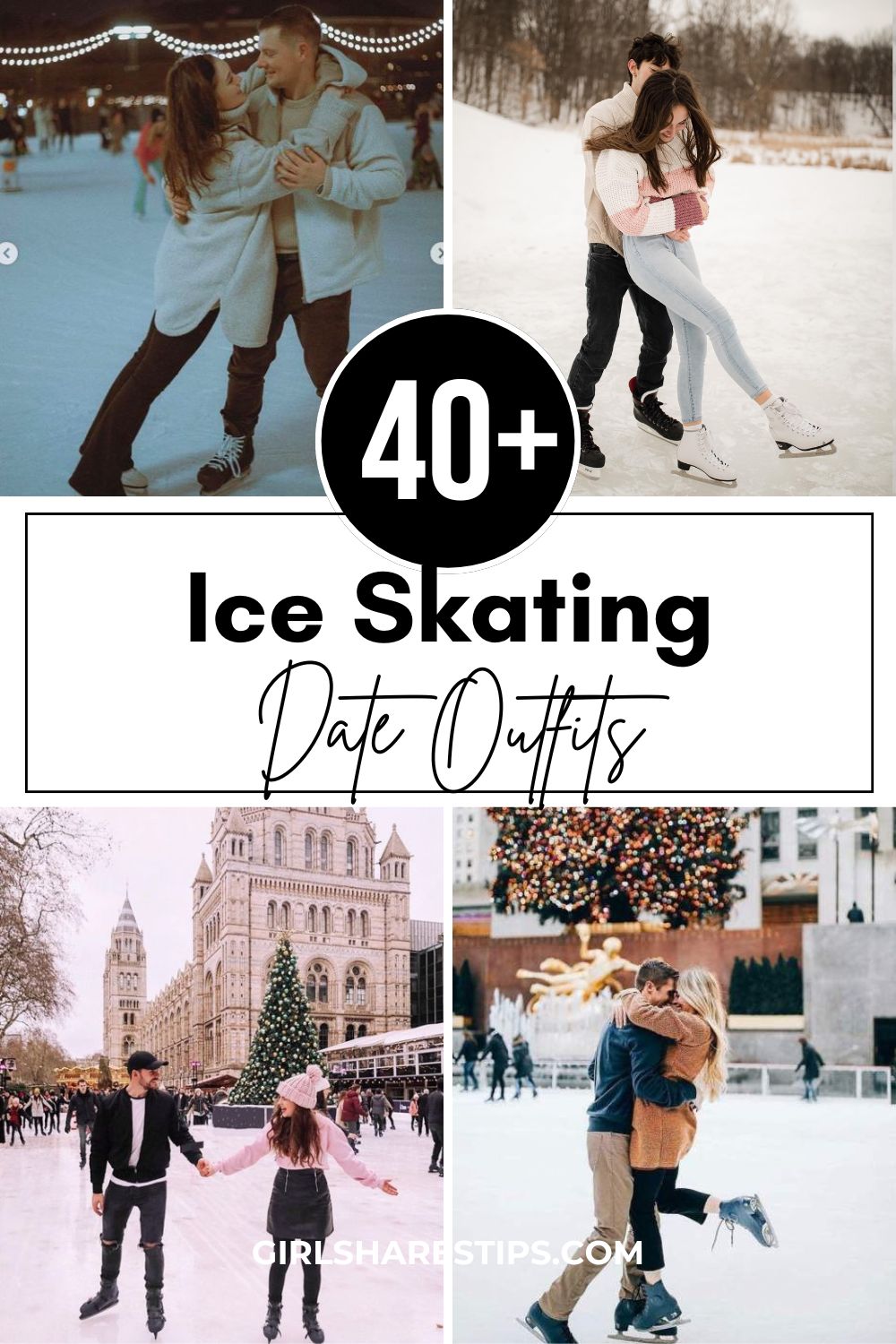 ice skating date outfits collage