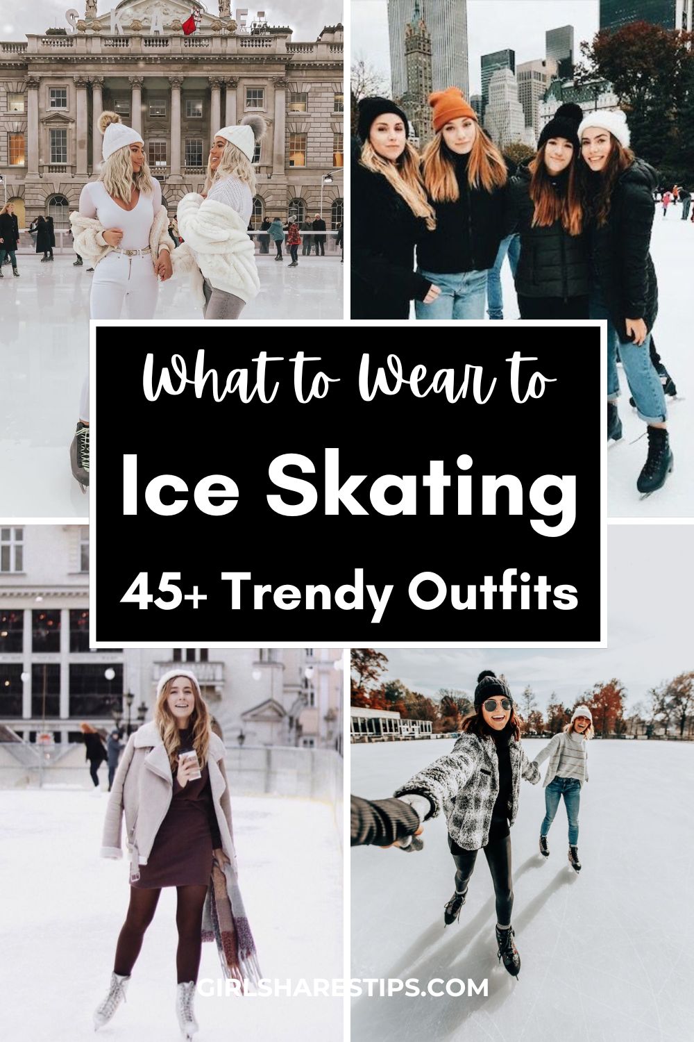 ice skating outfits collage