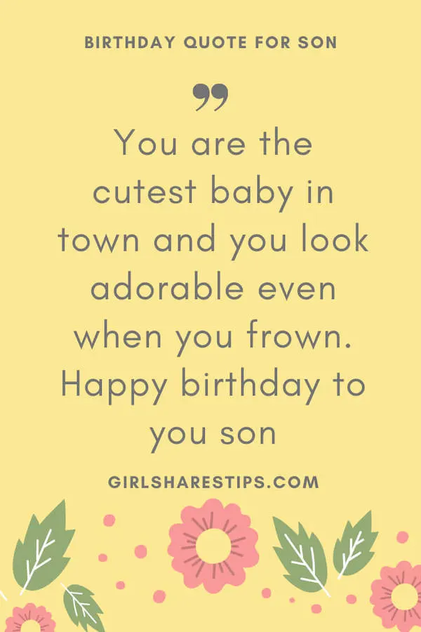 inspirational birthday quotes for son from Mom
