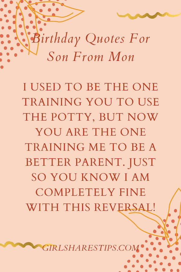 inspirational birthday quotes for son from Mom