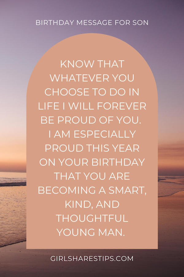 inspirational birthday quotes for son from Mom