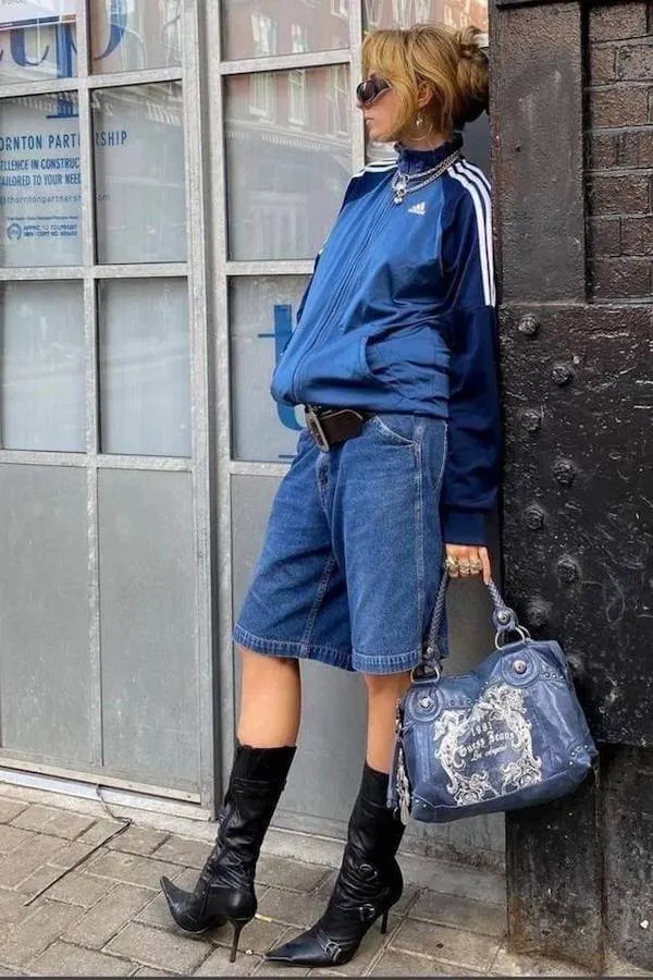 jorts outfit ideas women