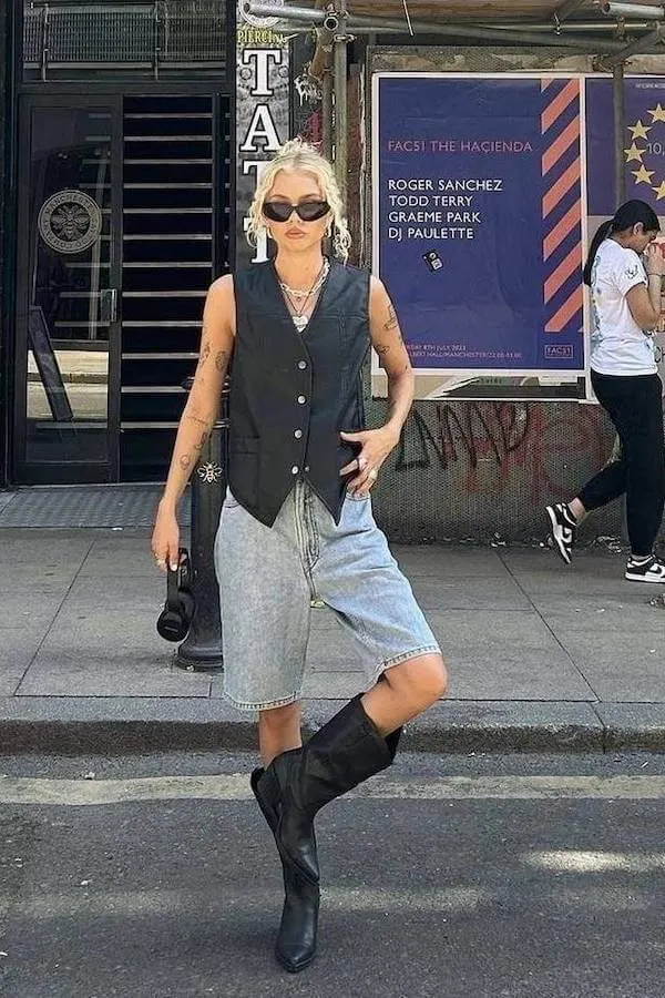 jorts outfit ideas women