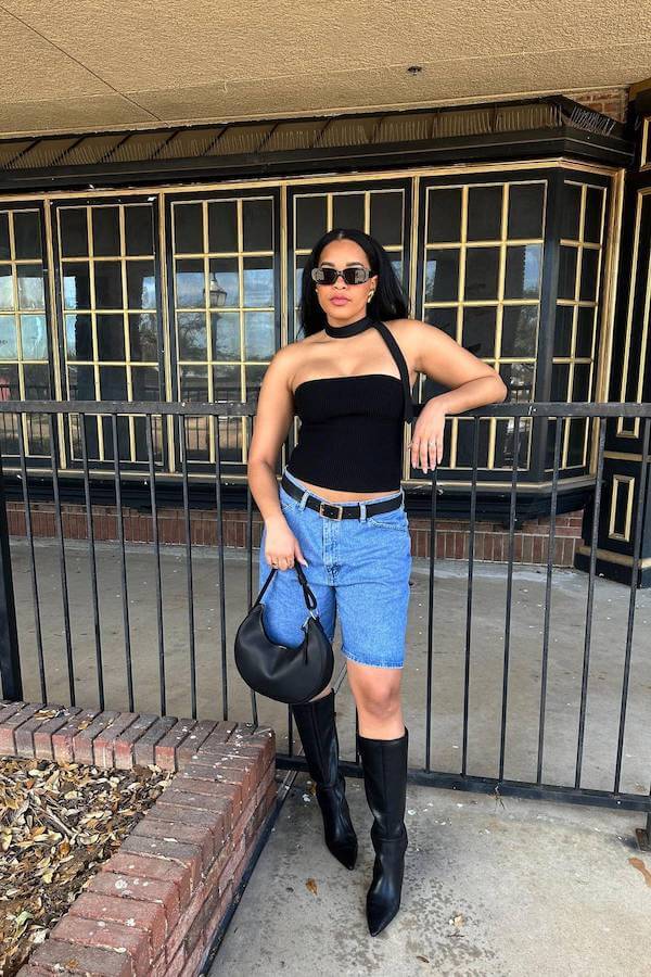 jorts outfit ideas women