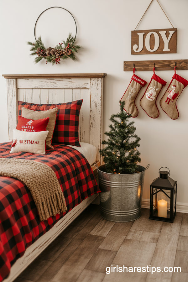 kids Christmas bedroom ideas