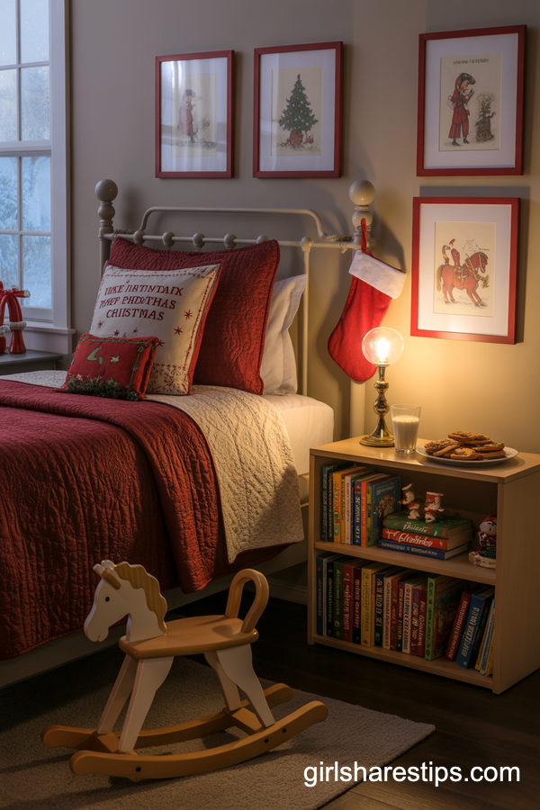 Classic Night Before Christmas Storybook Bedroom