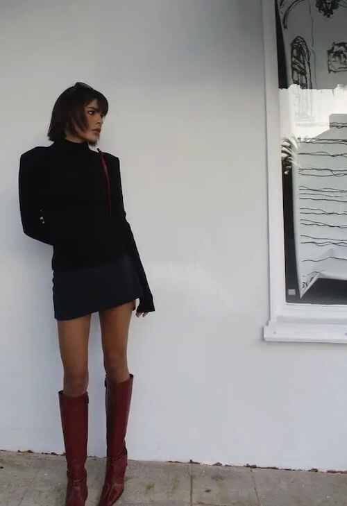 knee high boots outfits