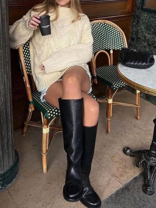 knee high boots outfits