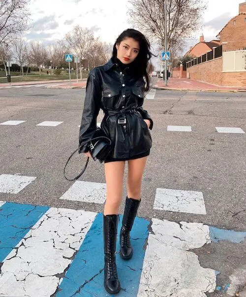 knee high boots outfits