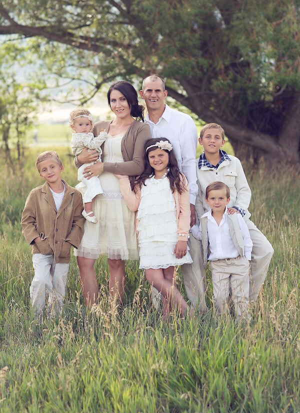 Soft Ivory and Beige Family Outfits