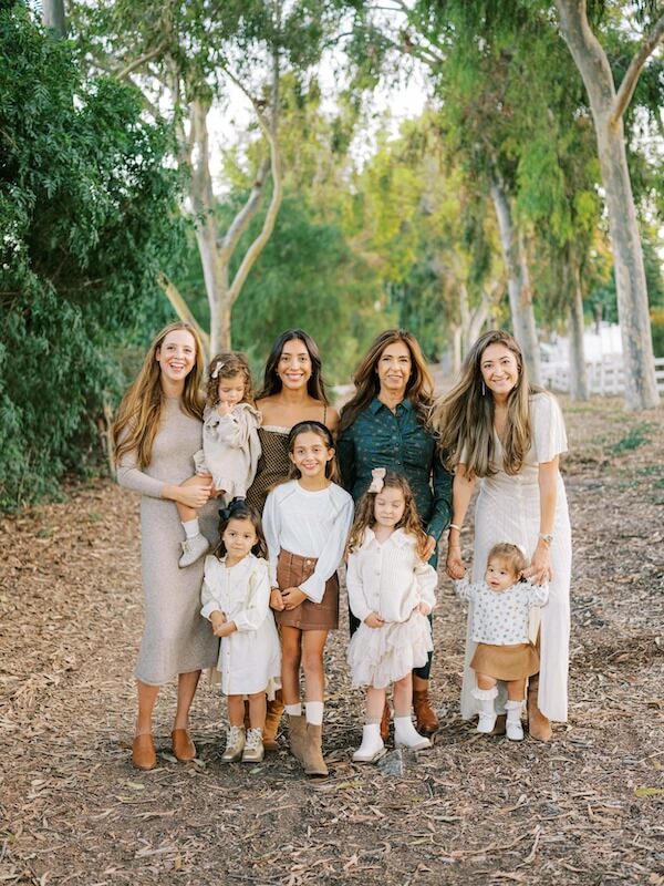 Coordinated Cream and Tan Outfits for Women and Girls