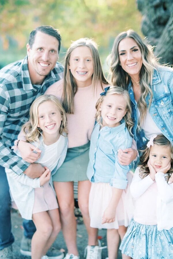 Pastel and Denim Family Outfits