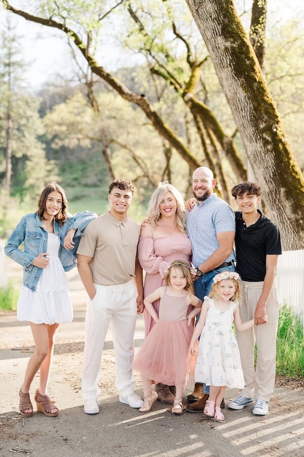 Light Pastels and Soft Pink Family Outfits