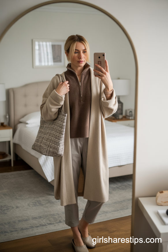Cozy Neutral Layers For Winter Reading Days