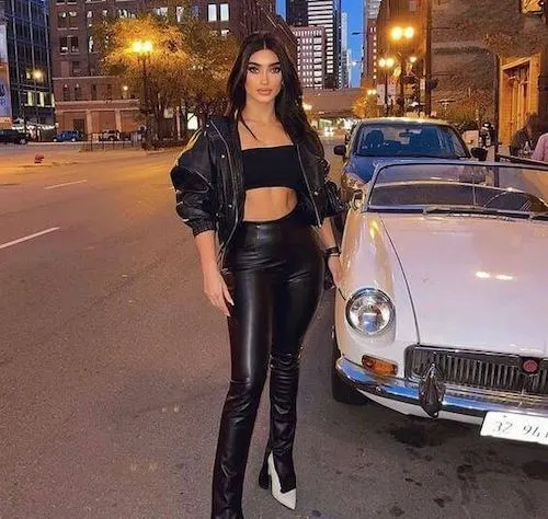 leather pants outfits