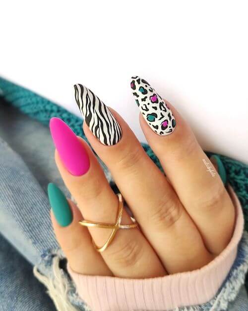 leopard nail designs