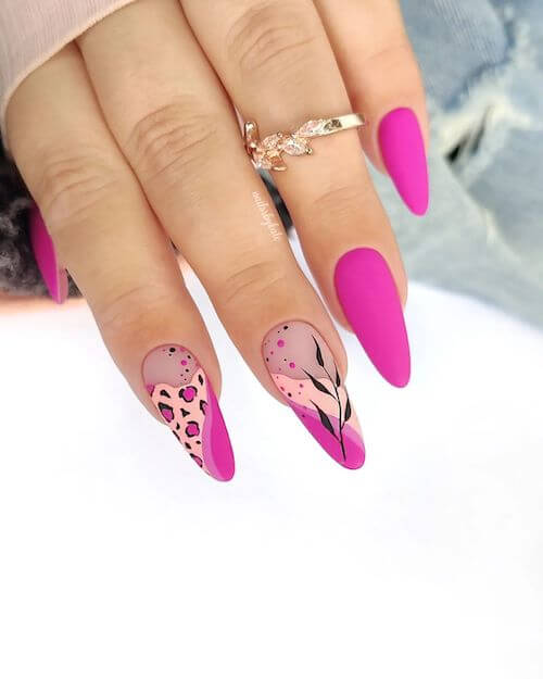 leopard nail designs