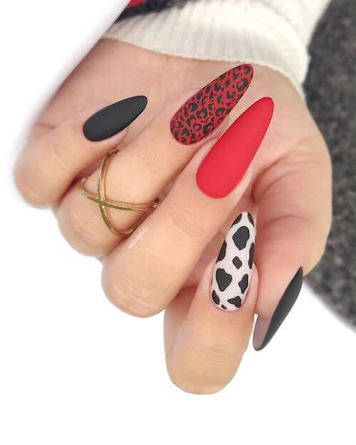 leopard nail designs