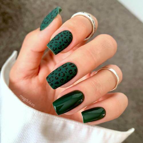 leopard nail designs