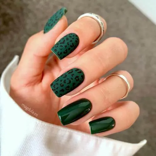 leopard nail designs