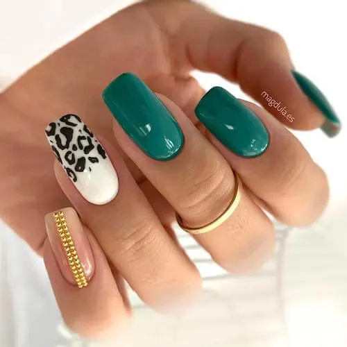 leopard nail designs