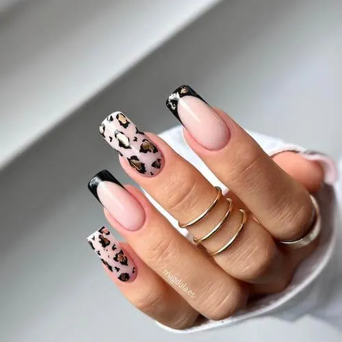 leopard nail designs