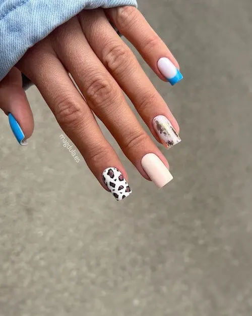 leopard nail designs