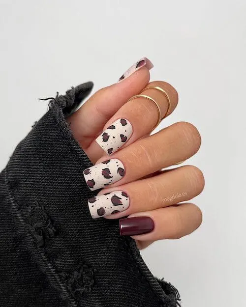 leopard nail designs