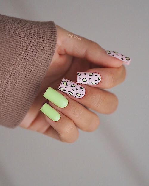 leopard nail designs