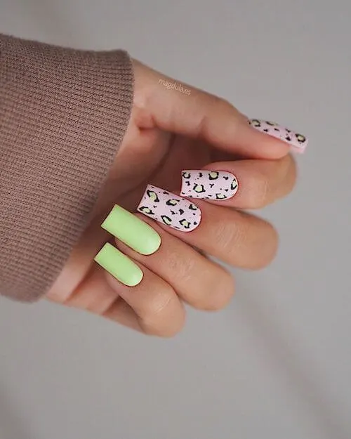 leopard nail designs