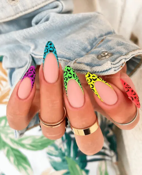 leopard nail designs