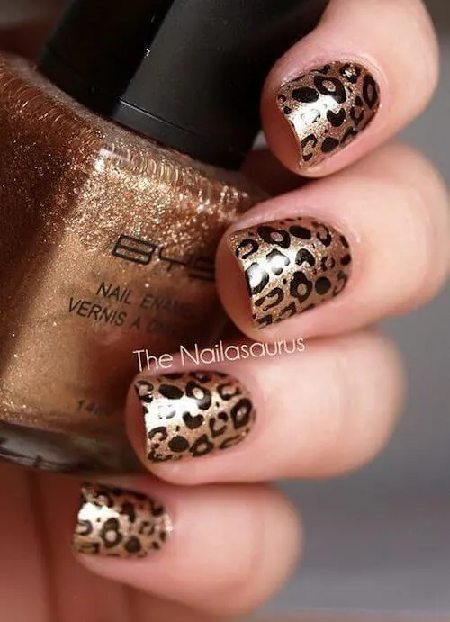 leopard nail designs