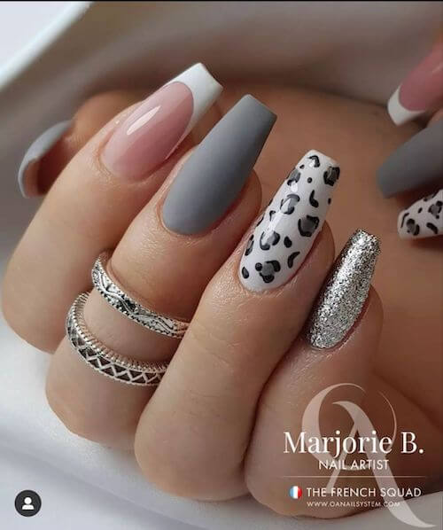 leopard nail designs