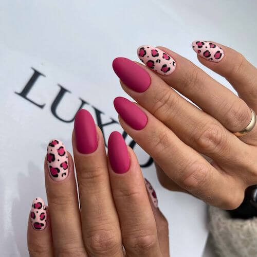 leopard nail designs