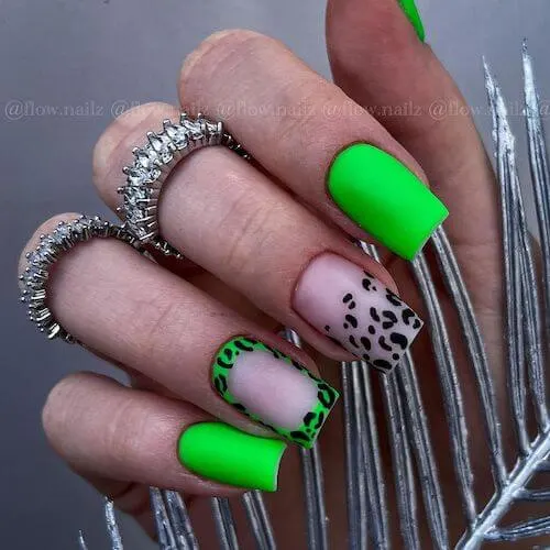 leopard nail designs