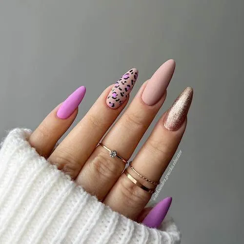 leopard nail designs