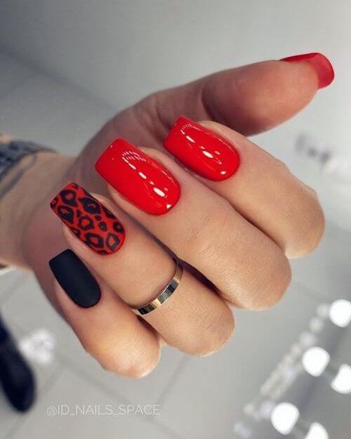 leopard nail designs