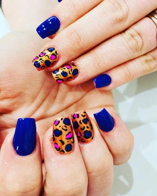 leopard nail designs