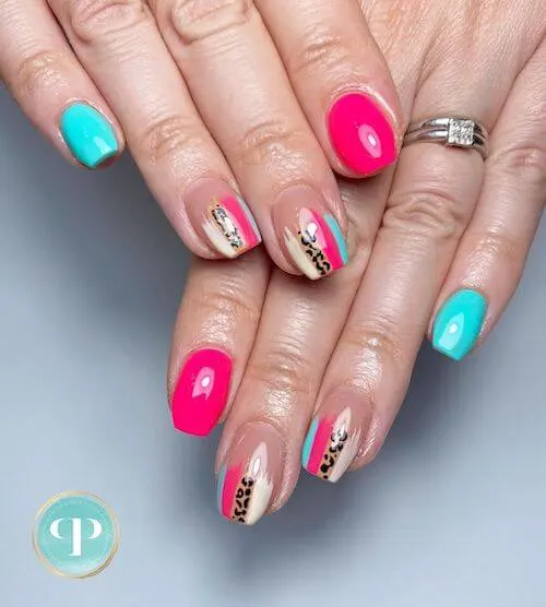 leopard nail designs