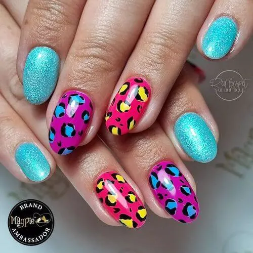 leopard nail designs