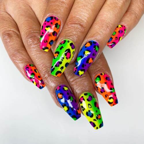 leopard nail designs