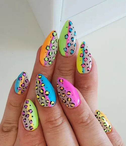 leopard nail designs