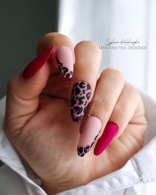 leopard nail designs