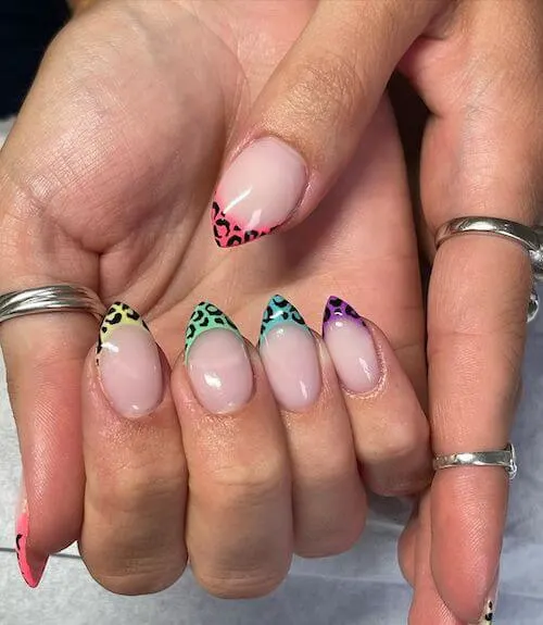 leopard nail designs