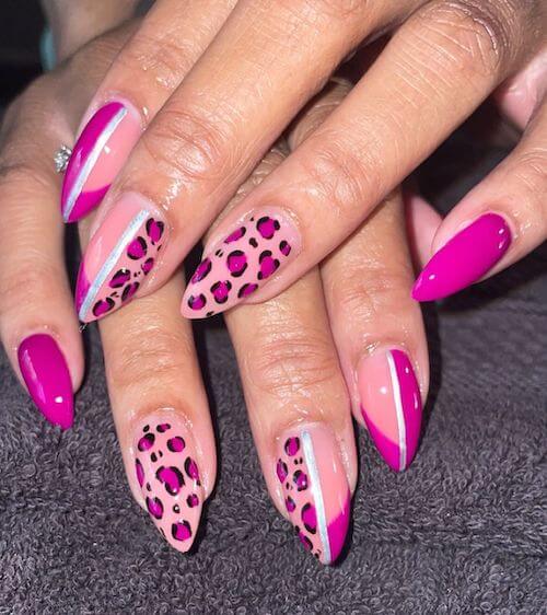 leopard nail designs