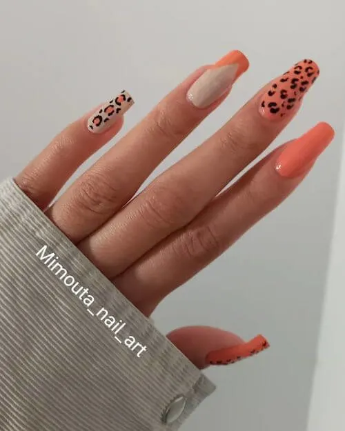 leopard nail designs